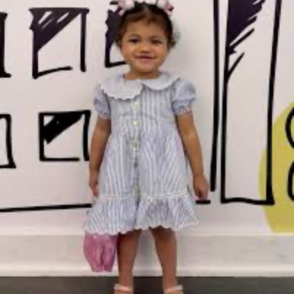 🌻5/$30🌻 🧸KIDS | Happily Grey Kids Dress and Floral Leggings